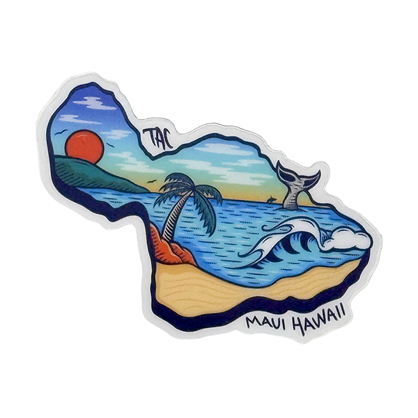 Maui Island Sticker
