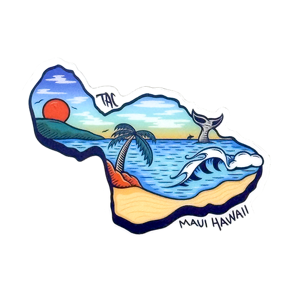 Maui Island Sticker