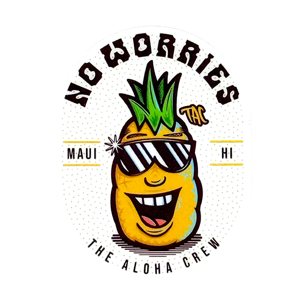 No Worries Sticker