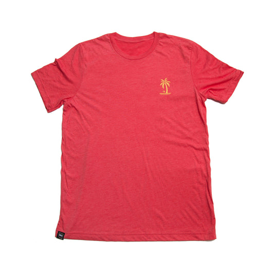 No Worries Brah Tshirt Red Heather