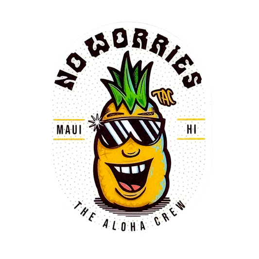 No Worries Sticker