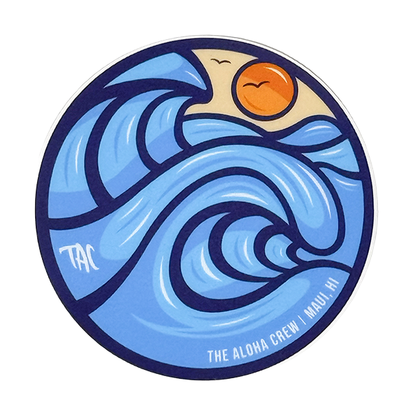 Maui South Swell Sticker