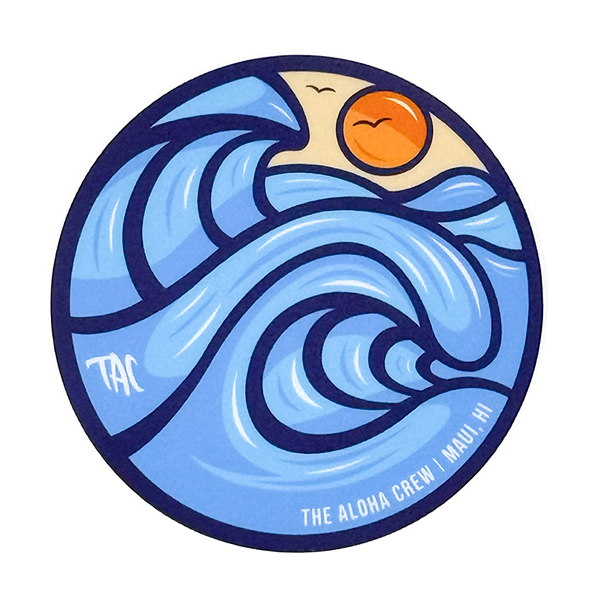 Maui South Swell Sticker