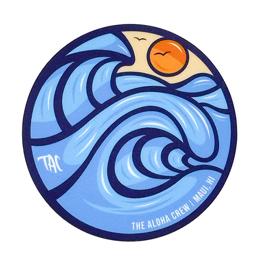Maui South Swell Sticker