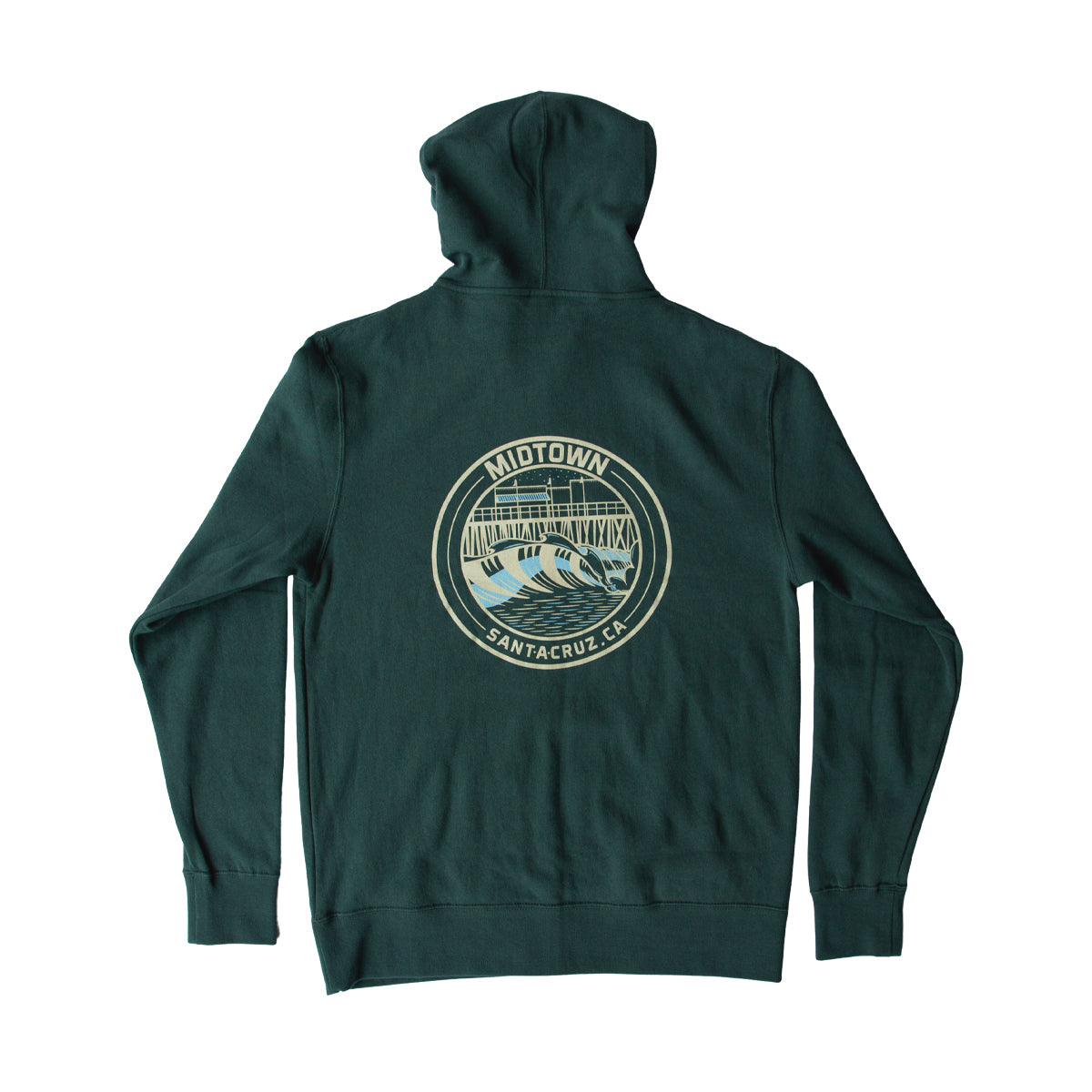 Midtown Zip Hoodie — back view