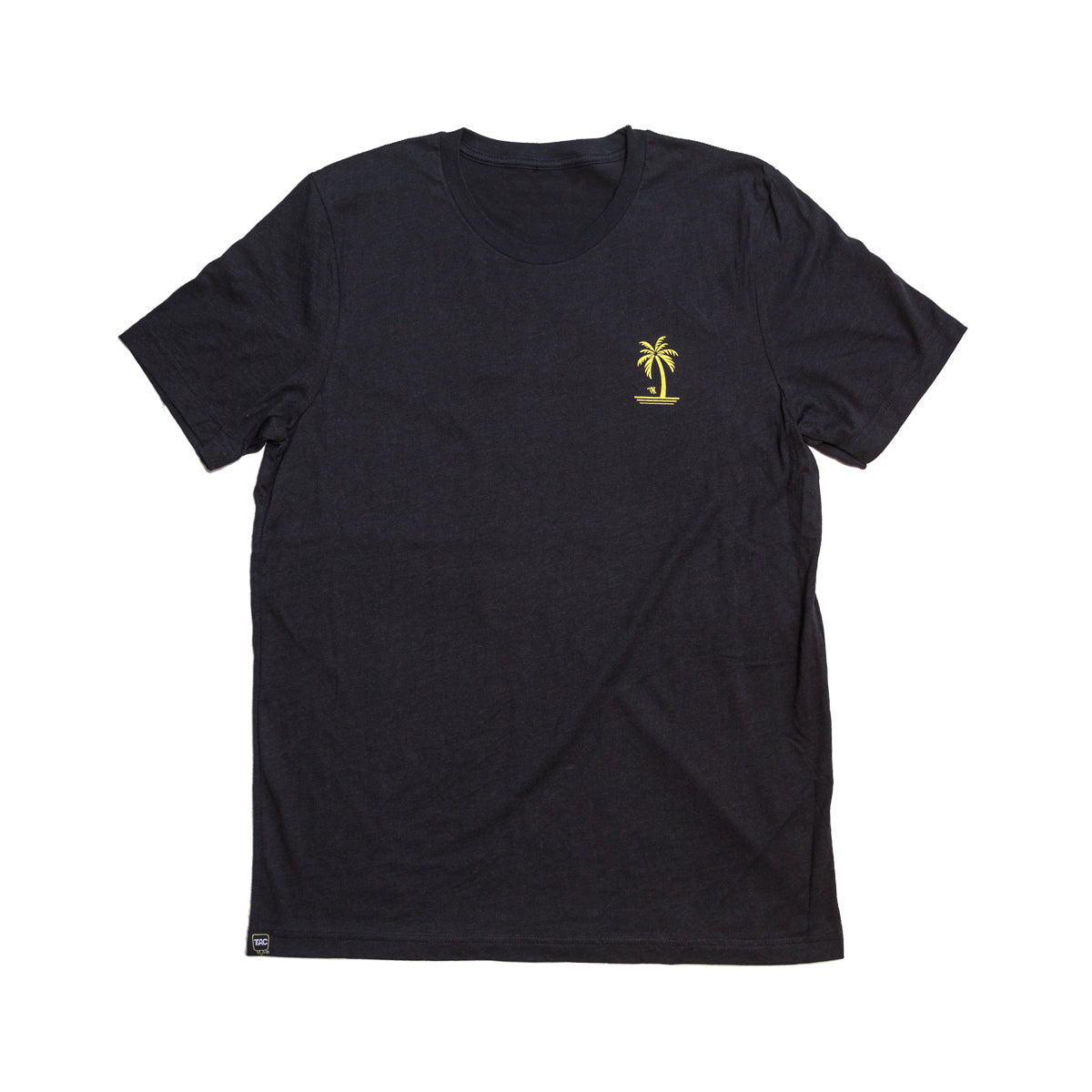 No Worries Brah T-shirt Black Heather — front view