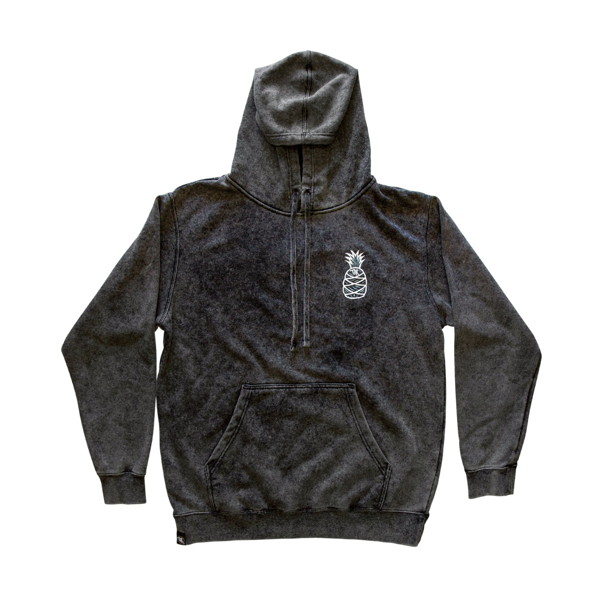 Pineapple Mineral Wash Hoodie — front view