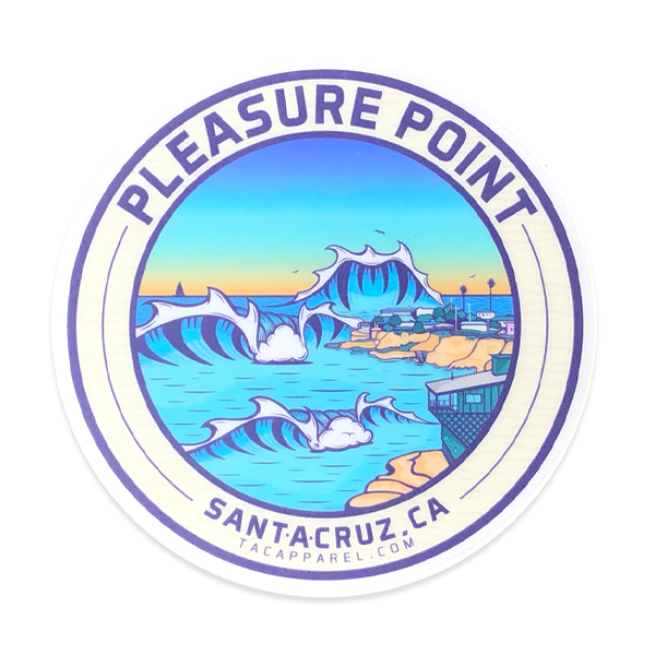 Pleasure Point Sticker